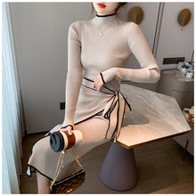 Load image into Gallery viewer, SOPHIA Women's Bandage Knitted Dress