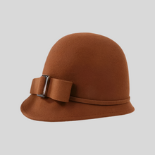 Load image into Gallery viewer, PEPPA Bowler Fedora Cloche Top Hat with Stylish Bowknot
