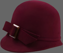 Load image into Gallery viewer, PEPPA Bowler Fedora Cloche Top Hat with Stylish Bowknot