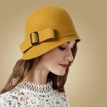 Load image into Gallery viewer, PEPPA Bowler Fedora Cloche Top Hat with Stylish Bowknot