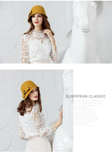 Load image into Gallery viewer, PEPPA Bowler Fedora Cloche Top Hat with Stylish Bowknot