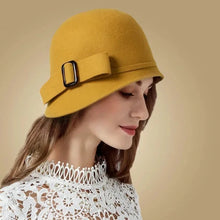 Load image into Gallery viewer, PEPPA Bowler Fedora Cloche Top Hat with Stylish Bowknot