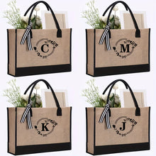 Load image into Gallery viewer, IOKE #1 A to Z Initials A to Z, Bohemian Style Summer Tote Bag