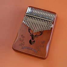 Laden Sie das Bild in den Galerie-Viewer, PUK #1 17 Keys Bull Kalimba Thumb Piano Mahogany Body Musical Instrument - Bali Lumbung