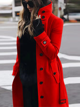 Load image into Gallery viewer, RITA Single Breasted Coat: Warm and Stylish Outerwear for Autumn and Winter