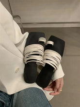 Load image into Gallery viewer, ELAN Chic and Comfortable Open Toe Flat Slippers