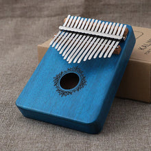 Laden Sie das Bild in den Galerie-Viewer, PUK #1 17 Keys Bull Kalimba Thumb Piano Mahogany Body Musical Instrument - Bali Lumbung