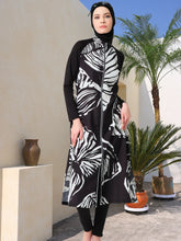 Load image into Gallery viewer, AIZA 2 Islamic Women Muslim Swimwear Modest Long Dress and Pants Burkini, Swim Surf Wear, Sport Full 3 Piece Sets