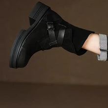 Load image into Gallery viewer, LULE Ankle Boots with Thick Heels and Elastic Round Head - Bali Lumbung