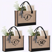 Load image into Gallery viewer, IOKE #1 A to Z Initials A to Z, Bohemian Style Summer Tote Bag