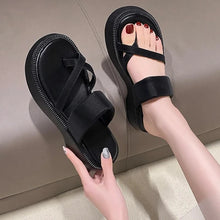 Load image into Gallery viewer, THEA #2 Women's Platform Wedges Slip-on Sandals