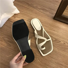 Load image into Gallery viewer, IDA Ankle Cross Straps Wedge Flat Sandals - Bali Lumbung