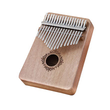 Laden Sie das Bild in den Galerie-Viewer, PUK #1 17 Keys Bull Kalimba Thumb Piano Mahogany Body Musical Instrument - Bali Lumbung
