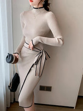 Load image into Gallery viewer, SOPHIA Women's Bandage Knitted Dress