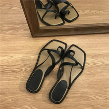 Load image into Gallery viewer, IDA Ankle Cross Straps Wedge Flat Sandals - Bali Lumbung