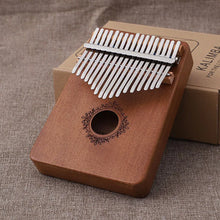 Laden Sie das Bild in den Galerie-Viewer, PUK #1 17 Keys Bull Kalimba Thumb Piano Mahogany Body Musical Instrument - Bali Lumbung