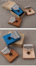 Laden Sie das Bild in den Galerie-Viewer, PUK #1 17 Keys Bull Kalimba Thumb Piano Mahogany Body Musical Instrument - Bali Lumbung