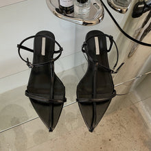 Load image into Gallery viewer, ESSY Ladies Pointed Toe Ankle Buckle Flat Sandals