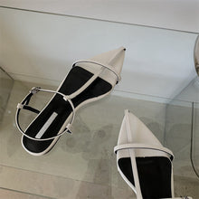 Load image into Gallery viewer, ESSY Ladies Pointed Toe Ankle Buckle Flat Sandals
