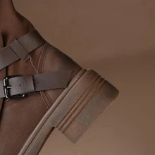 Load image into Gallery viewer, LULE Ankle Boots with Thick Heels and Elastic Round Head - Bali Lumbung