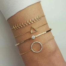 Load image into Gallery viewer, CASS Triangle Crystal Layer Bracelet Set - Bali Lumbung