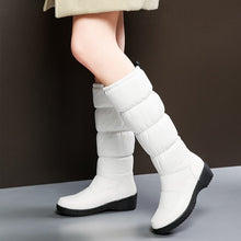 Load image into Gallery viewer, KAI Puffed Warm Thick Fur Plus Lining Knee High Boots - Bali Lumbung