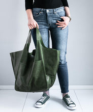 Load image into Gallery viewer, RACHIE Casual Soft Large Tote Designer Shoulder Bag - Bali Lumbung