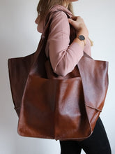 Load image into Gallery viewer, RACHIE Casual Soft Large Tote Designer Shoulder Bag - Bali Lumbung