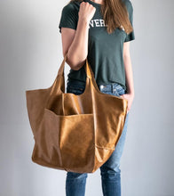 Load image into Gallery viewer, RACHIE Casual Soft Large Tote Designer Shoulder Bag - Bali Lumbung