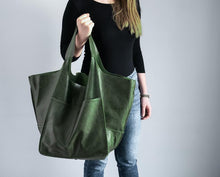 Load image into Gallery viewer, RACHIE Casual Soft Large Tote Designer Shoulder Bag - Bali Lumbung