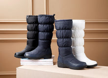 Load image into Gallery viewer, KAI Puffed Warm Thick Fur Plus Lining Knee High Boots - Bali Lumbung