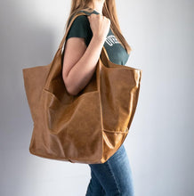 Load image into Gallery viewer, RACHIE Casual Soft Large Tote Designer Shoulder Bag - Bali Lumbung