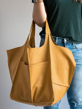 Load image into Gallery viewer, RACHIE Casual Soft Large Tote Designer Shoulder Bag - Bali Lumbung