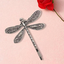 Afbeelding in Gallery-weergave laden, POLY Elegant Vintage Silver Dragonfly Hairpins - Bali Lumbung