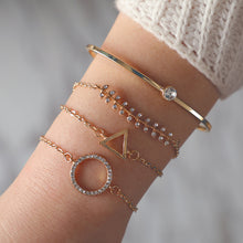 Load image into Gallery viewer, CASS Triangle Crystal Layer Bracelet Set - Bali Lumbung