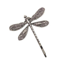 Afbeelding in Gallery-weergave laden, POLY Elegant Vintage Silver Dragonfly Hairpins - Bali Lumbung