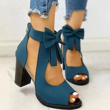 Load image into Gallery viewer, KATY Women's High Heels Square Bottom Ankle Buckle Strap Sandals