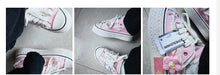 Indlæs billede til gallerivisning MAGGIE Canvas Platform Sneakers with Flowers - Bali Lumbung