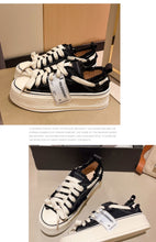 Indlæs billede til gallerivisning MAGGIE Canvas Platform Sneakers with Flowers - Bali Lumbung