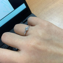 Load image into Gallery viewer, LAUT Sterling Silver Cubic Zirconia Wedding Engagement Rings