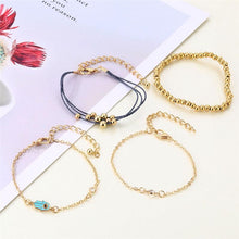 Load image into Gallery viewer, PRUDY 4 Pieces/ Set Handmade Chain Palm Charm Beaded Bracelets - Bali Lumbung