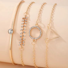 Load image into Gallery viewer, CASS Triangle Crystal Layer Bracelet Set - Bali Lumbung