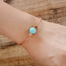 Load image into Gallery viewer, TY Ethnic Bracelets Turquoise Leather Strap Wrap Designer Bracelets - Bali Lumbung