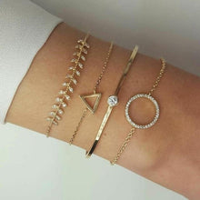 Load image into Gallery viewer, CASS Triangle Crystal Layer Bracelet Set - Bali Lumbung