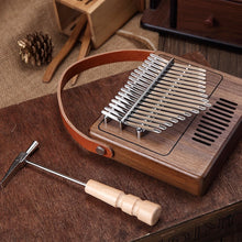 Load image into Gallery viewer, PUK #2 Thumb Piano 17 Tones Walnut Body Kalimba Musical Instrument Set