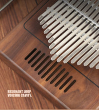 Load image into Gallery viewer, PUK #2 Thumb Piano 17 Tones Walnut Body Kalimba Musical Instrument Set