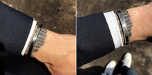 Load image into Gallery viewer, STEPH  Cuff Bangles Stainless Steel Unisex Bracelet - Bali Lumbung
