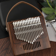 Load image into Gallery viewer, PUK #2 Thumb Piano 17 Tones Walnut Body Kalimba Musical Instrument Set