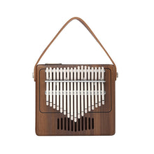 Load image into Gallery viewer, PUK #2 Thumb Piano 17 Tones Walnut Body Kalimba Musical Instrument Set