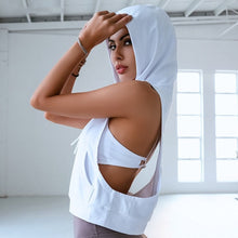Afbeelding in Gallery-weergave laden, DIO Sports Top Hooded Sleeveless Fitness or Yoga Tank Activewear - Bali Lumbung